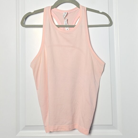 Lululemon Swiftly Tech High-Neck Tank Top 2.0 *Race Length - 8 Pink - Picture 1 of 7
